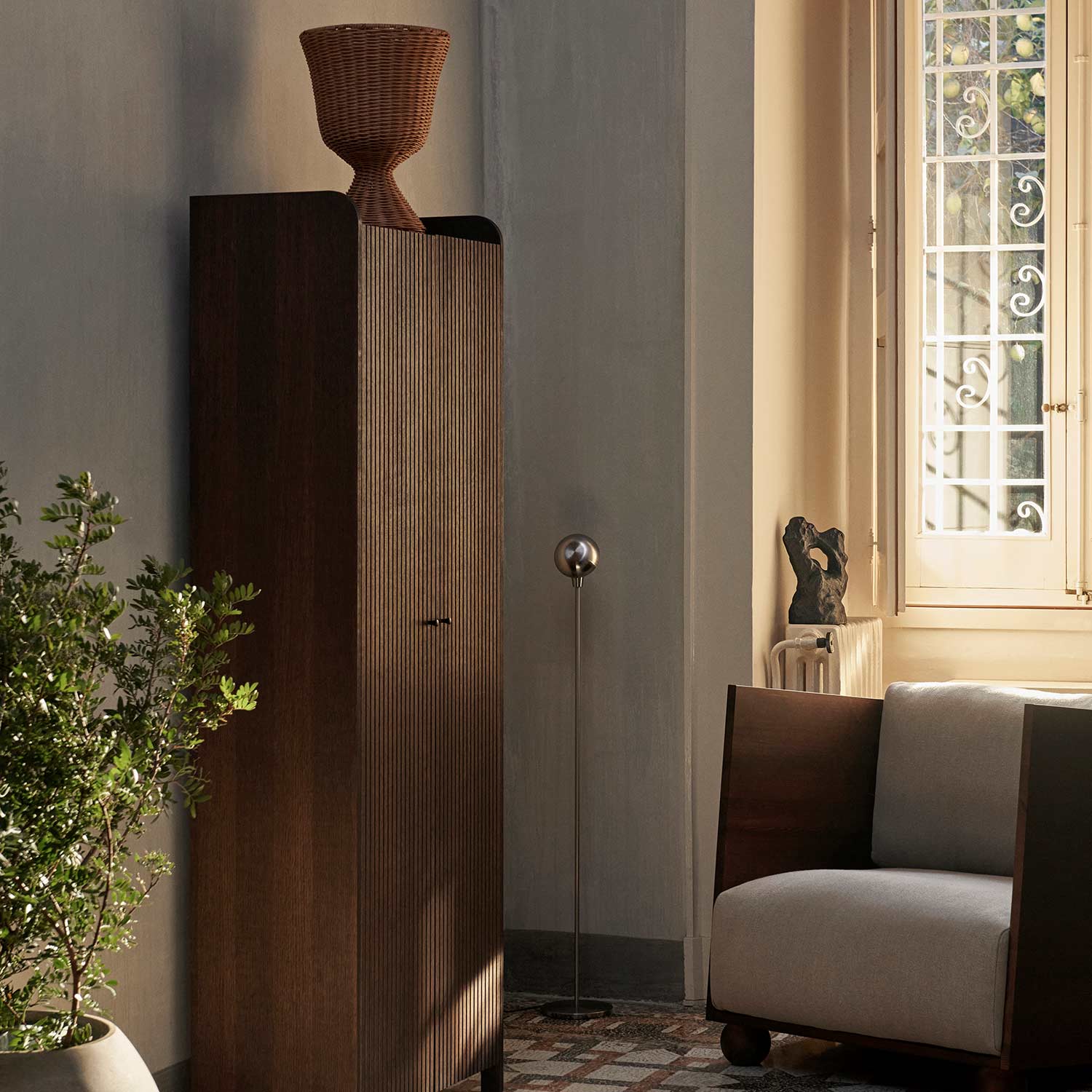 ferm living sill schrank gross ablage vasen 91360