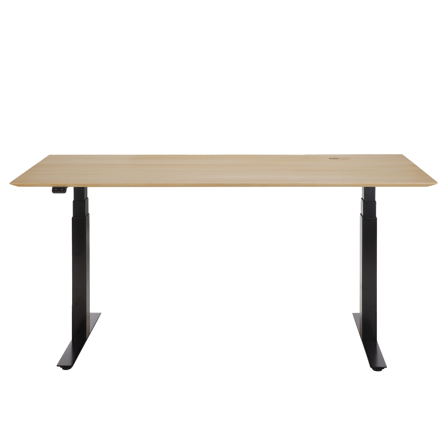 ethnicraft bok schreibtisch kabeldurchlass schwarz eiche 26106 98801