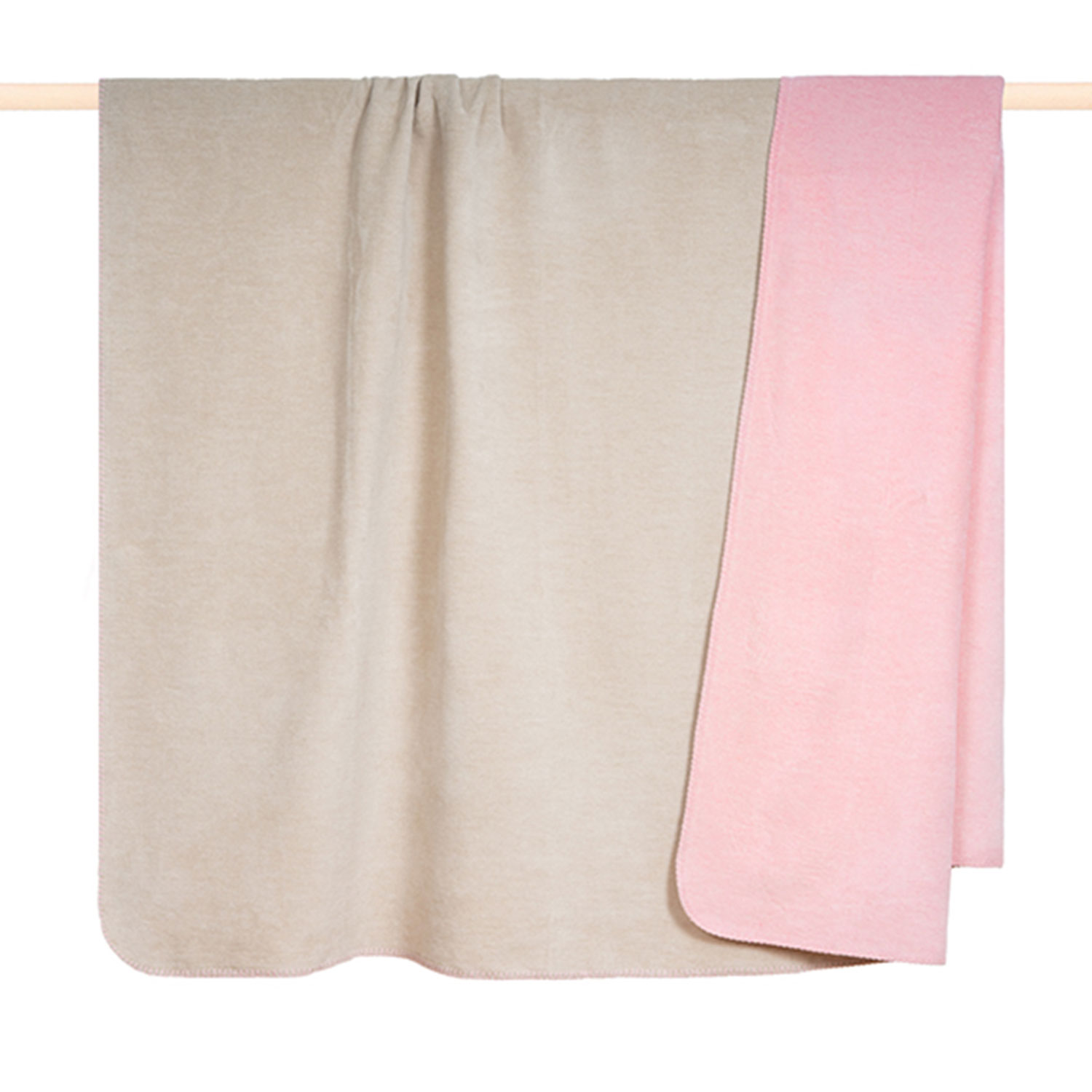 pad - Hobart Decke 150x200 beige-rose