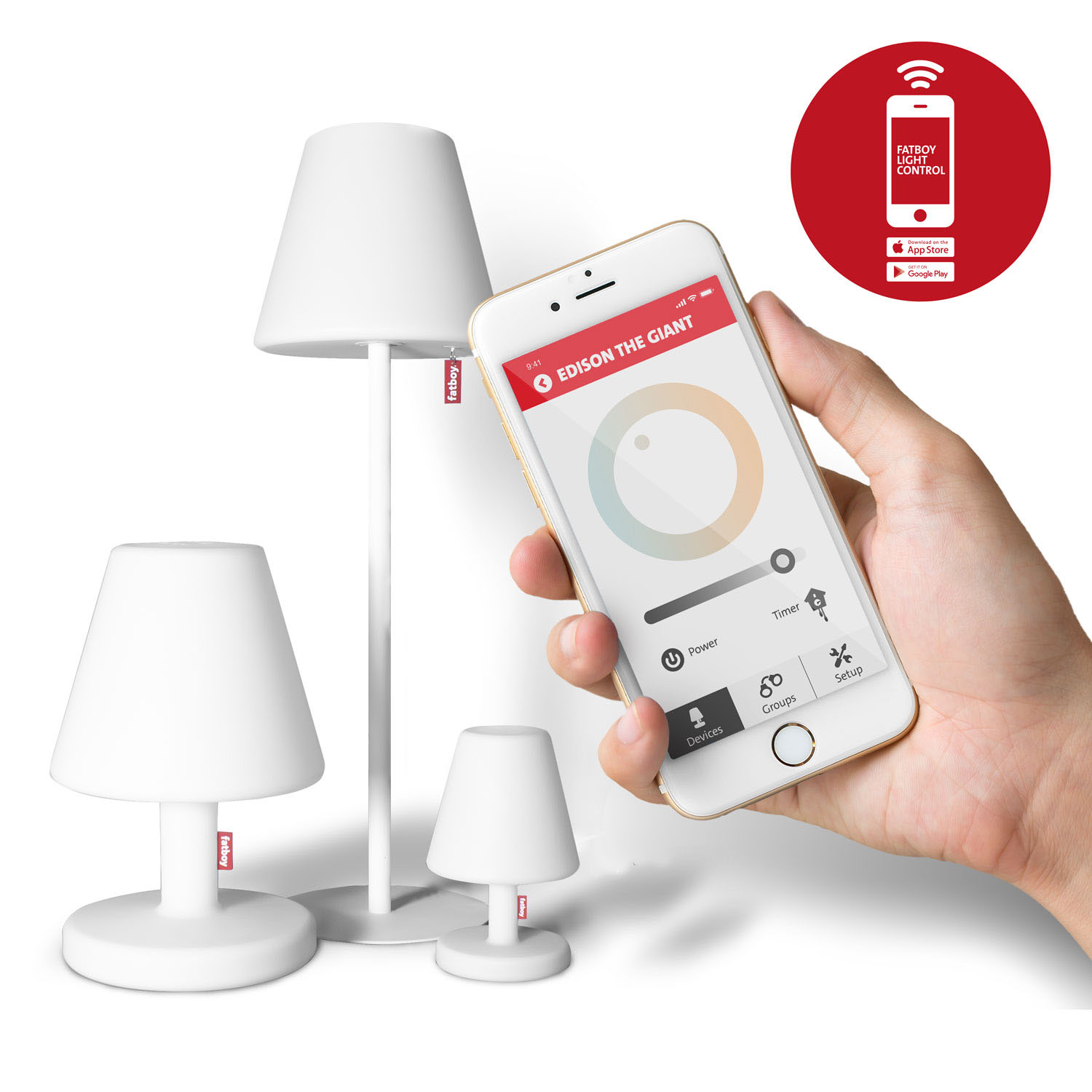 Edison Conect Steuerbar per App fatboy