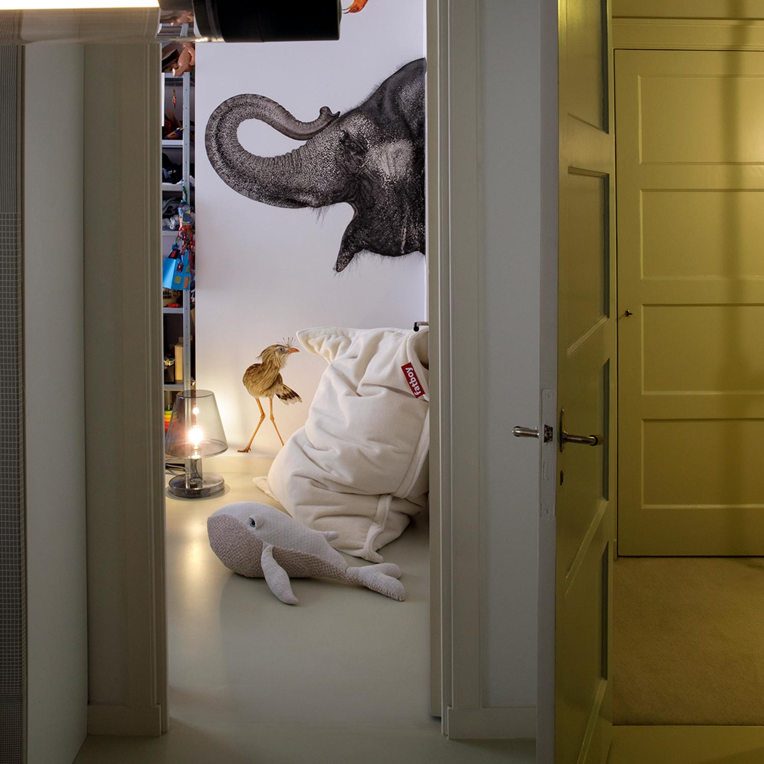 fatboy slim teddy off white sitzsack 60140