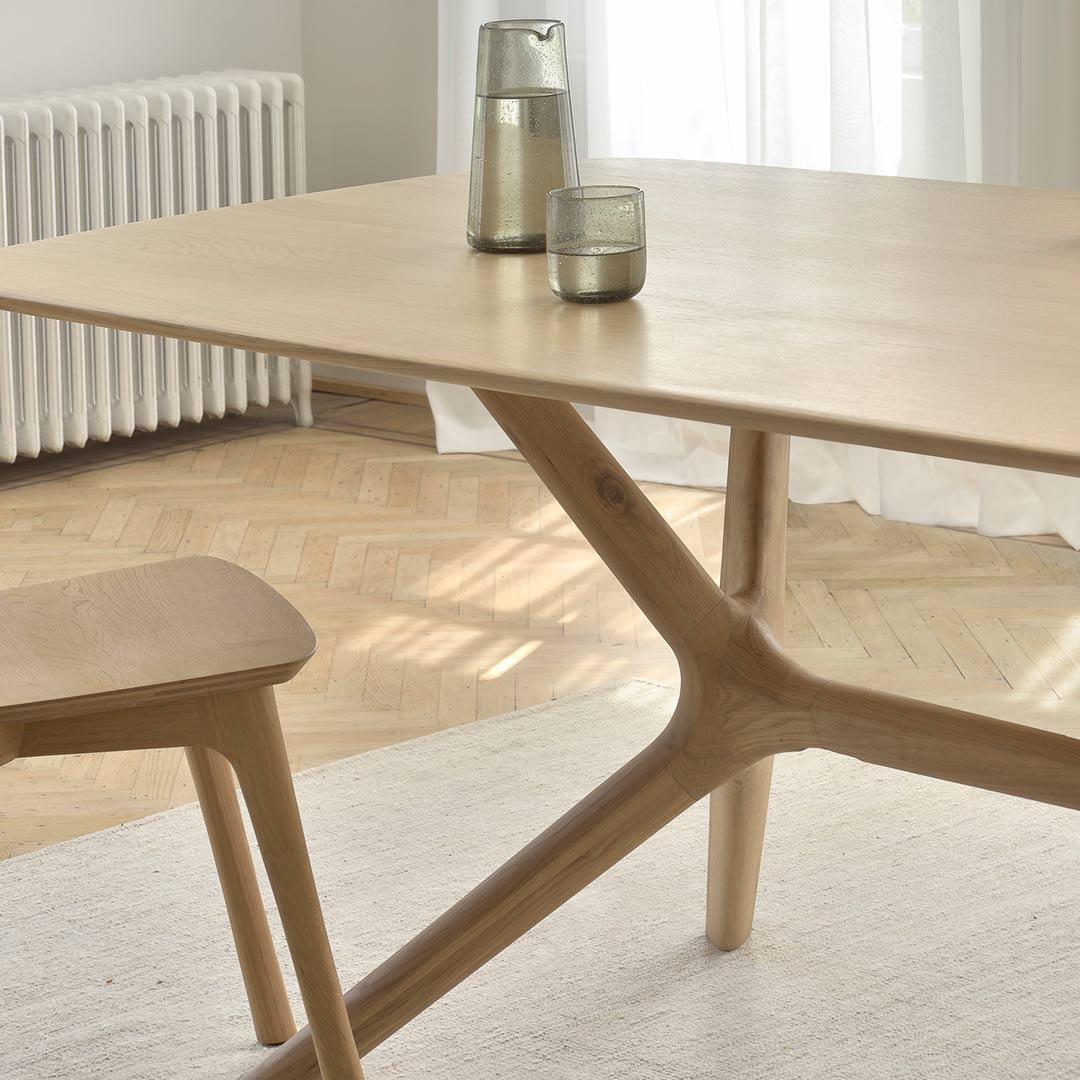 x tisch design ethnicraft ambiente wohnzimmer close up 88724