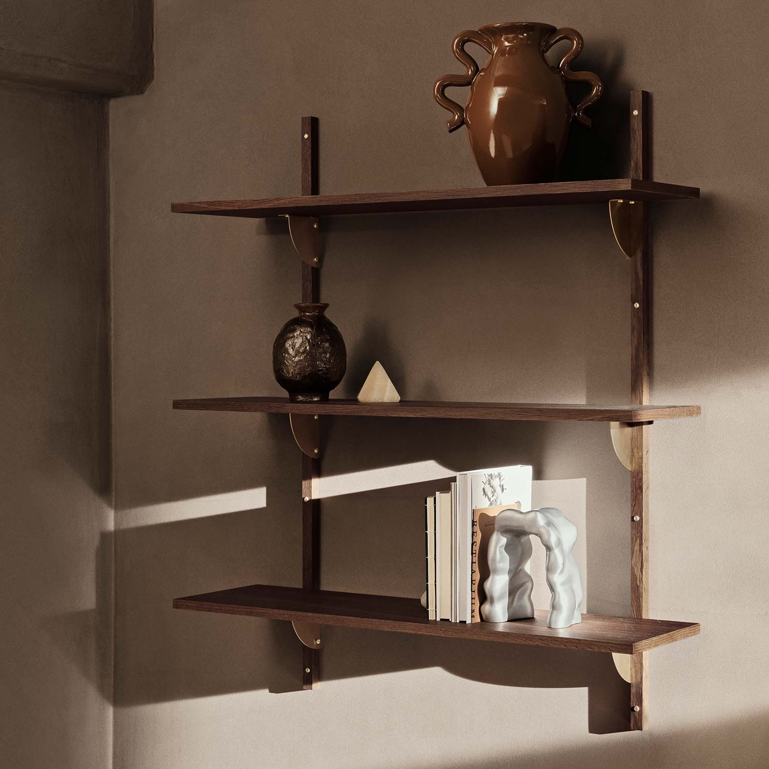 fermLIVING Wandregal Regal Sector Triple breit 101805