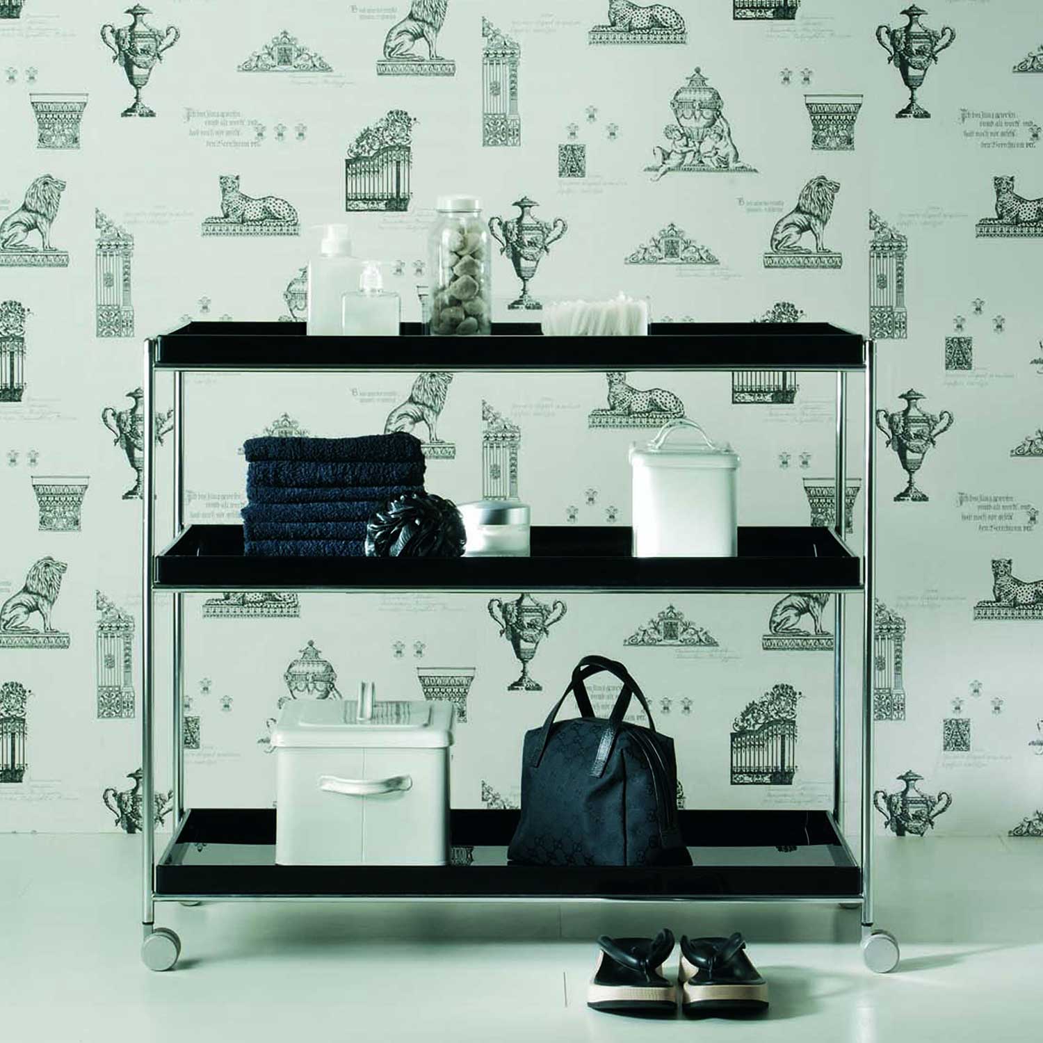 Kartell - Trays Servierwagen weiß