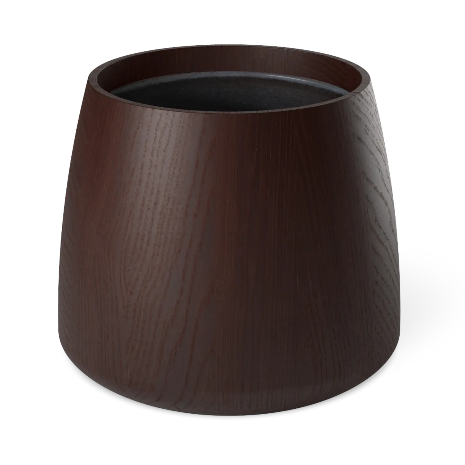 Decor Walther - ONYO Vase m. Steingutbehälter esche dunkel