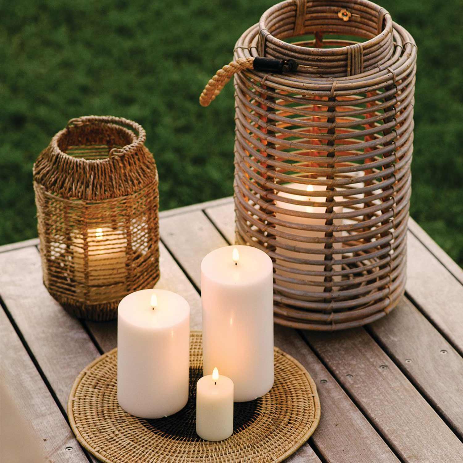 piffany uyuni weiss led outdoor kerze 82586