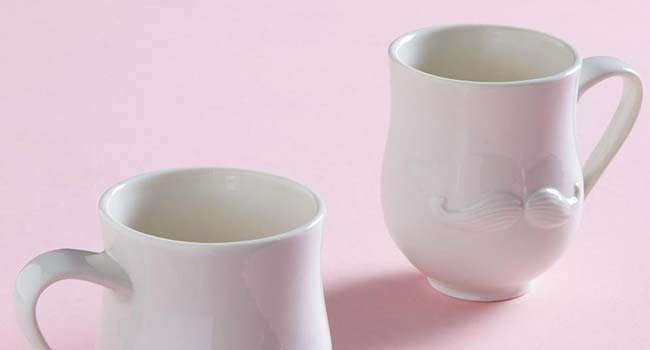 Jonathan Adler Tassen Mr. & Mrs. Muse Tasse handgefertigt