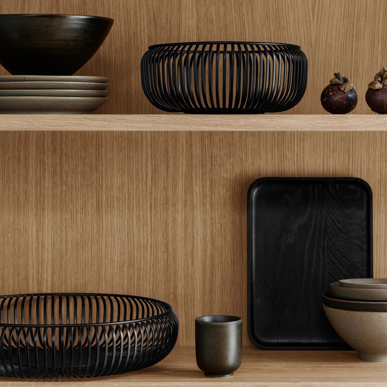 blomus lito schalen schwarz 104138