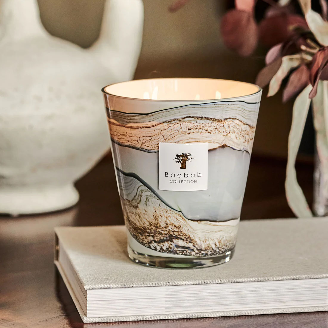 Kerze Sand Sonora Baobab gesamt 97656