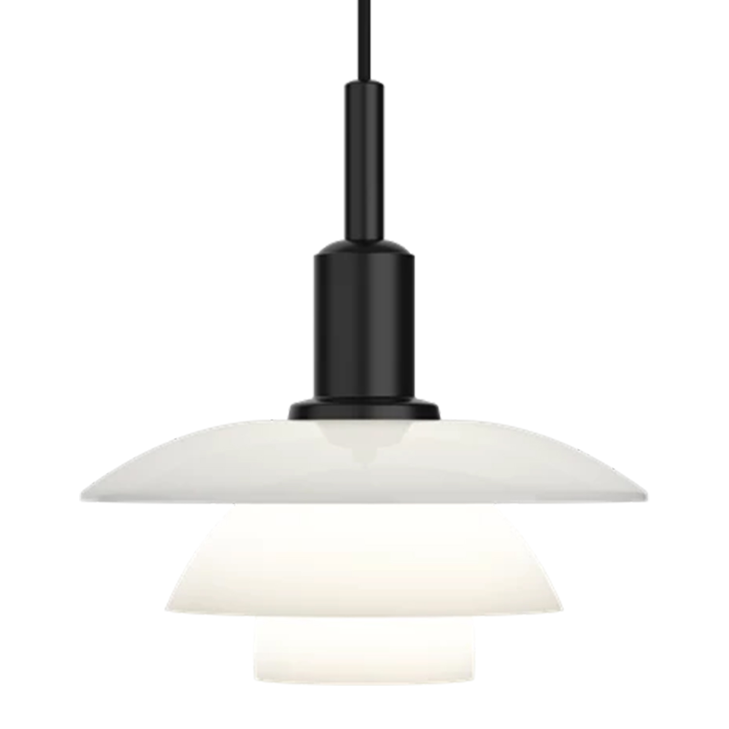 Louis Poulsen - PH 3/3 Pendelleuchte white/Opalglas