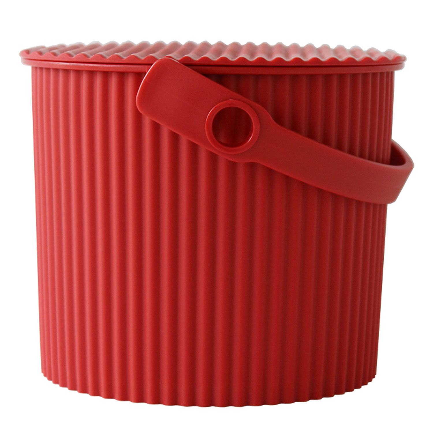 Hachiman - Omnioutil Eimer mit Deckel 4 l rot