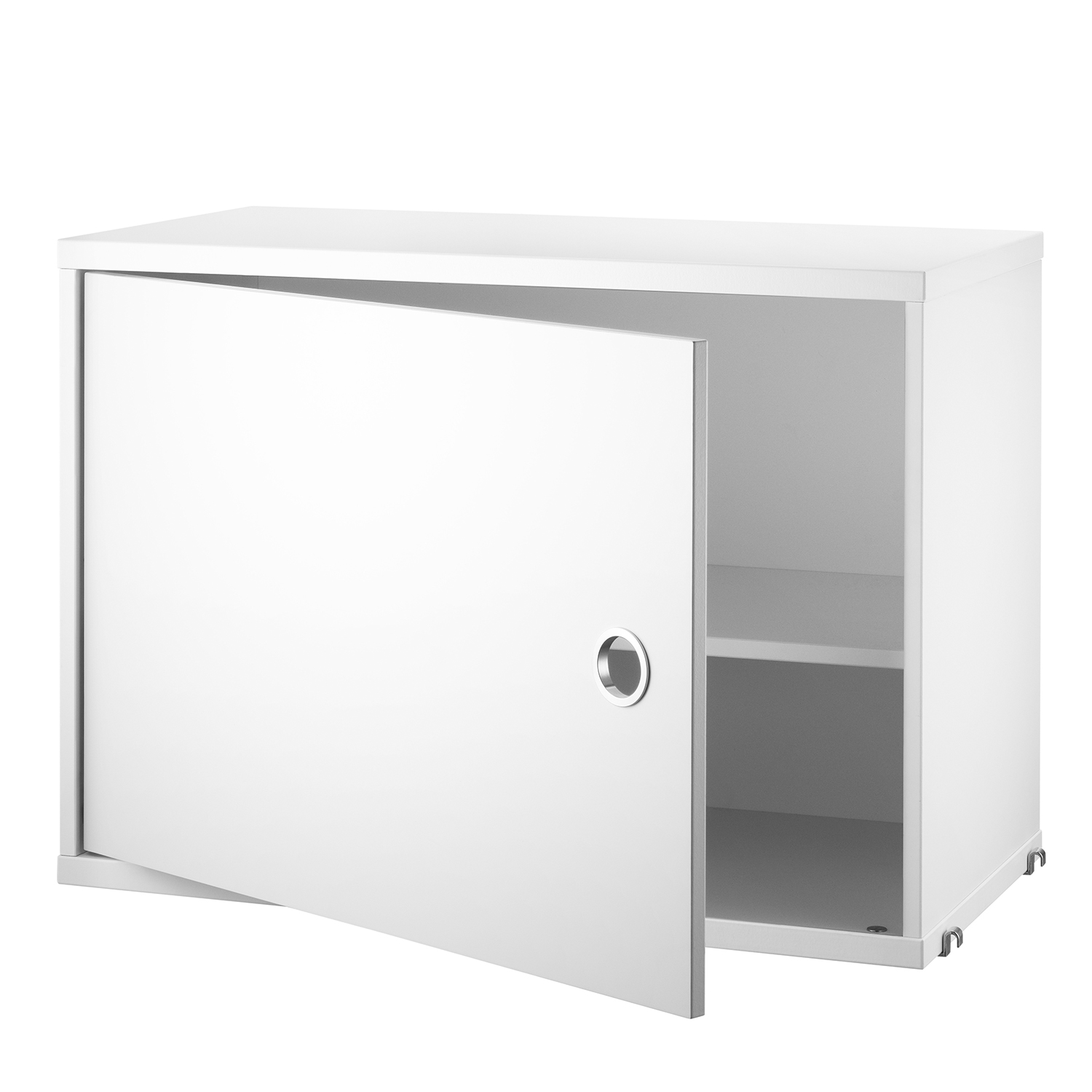 string regal schrankelement schwenktuer weiss 66509