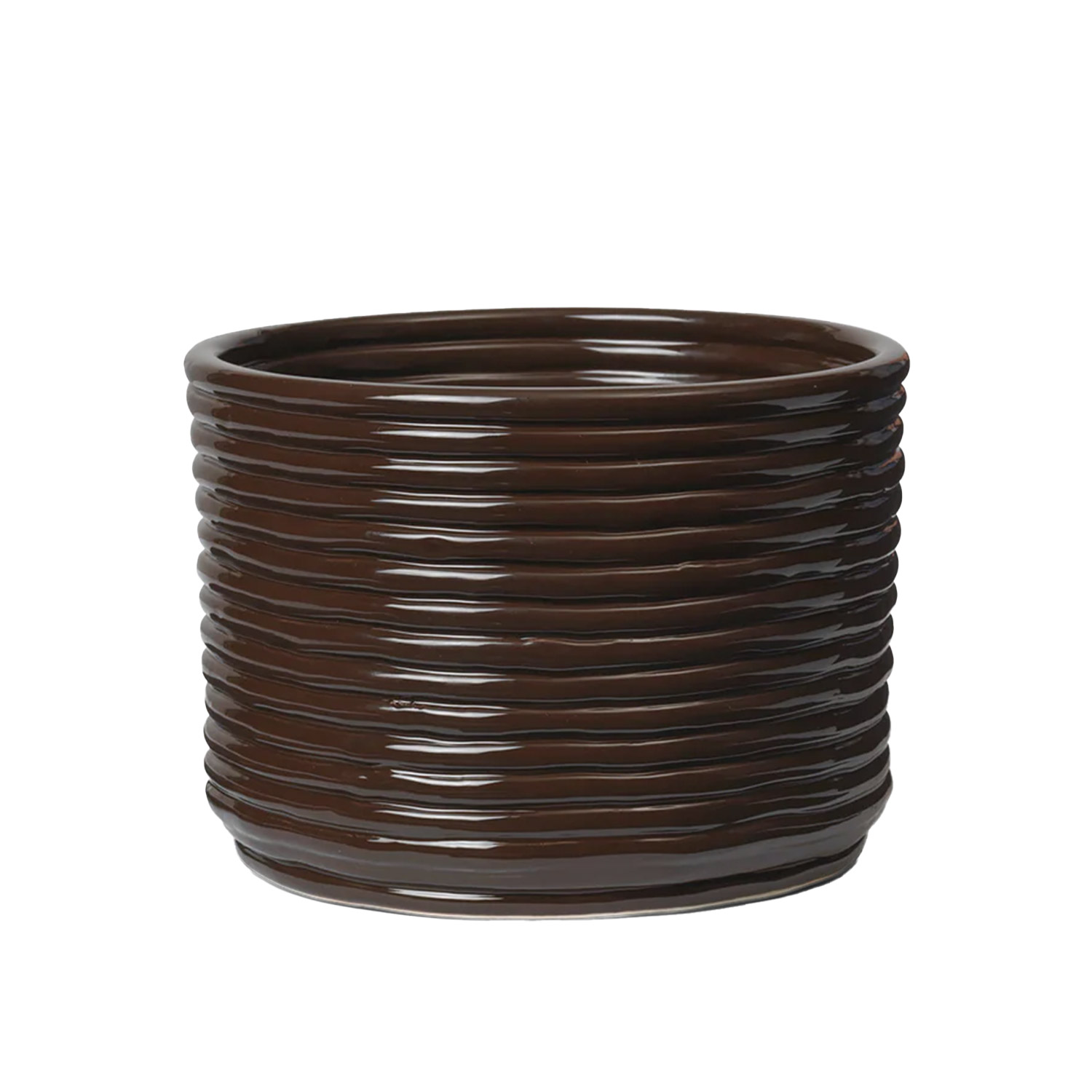 ferm LIVING Corduroy Pot bertopf braun 1104270075 104357