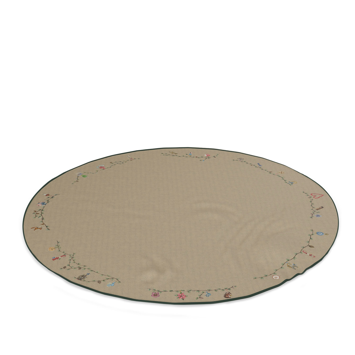 Kähler - Hammershoi Weihnachtsbaumteppich ⌀130 cm beige