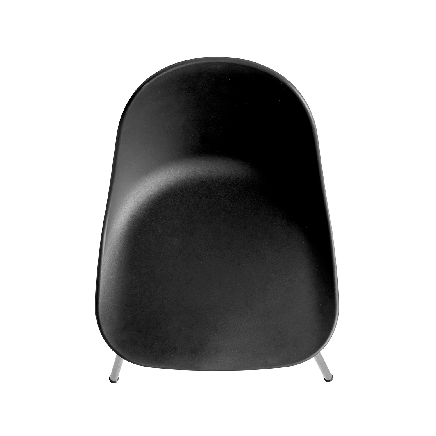 Audo - Harbour Essstuhl Stahl/Kunststoff schwarz/weiß