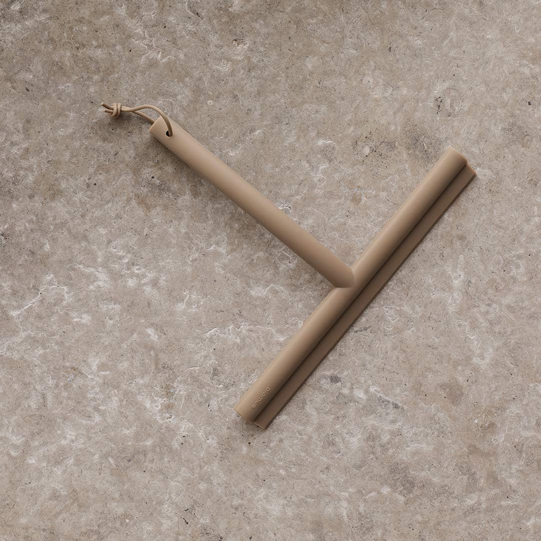 blomus vipo duschwischer tan ambiente 82032