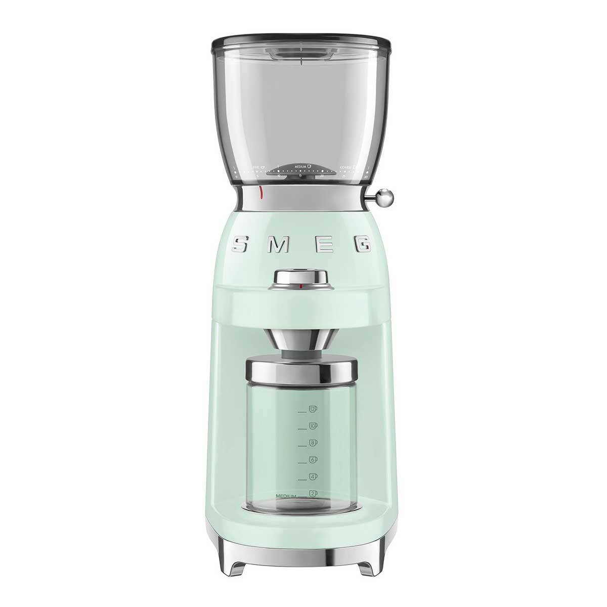 smeg kaffeemuehle CGF01 pastellgruen 53495
