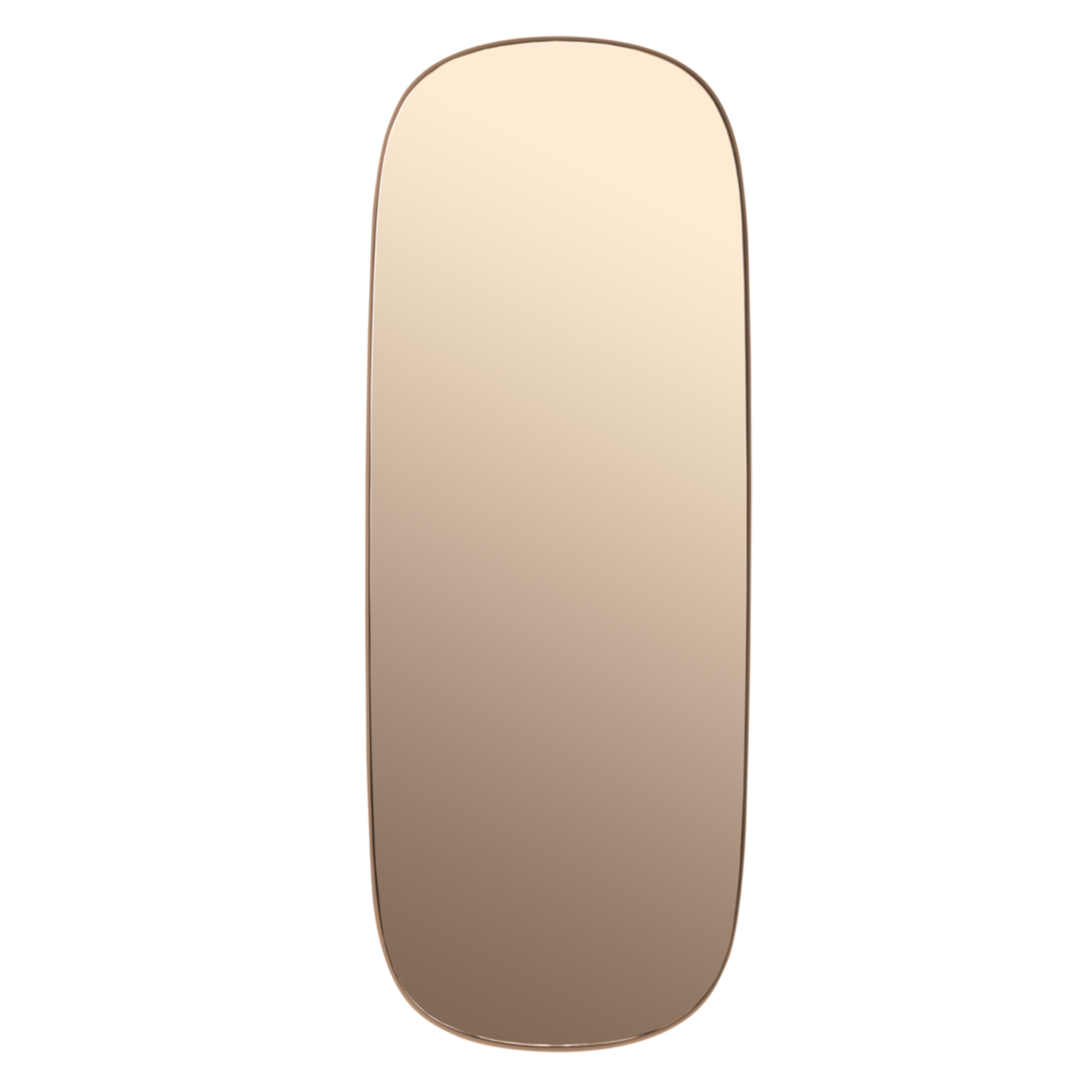 muuto framed mirror large rose rose 27061