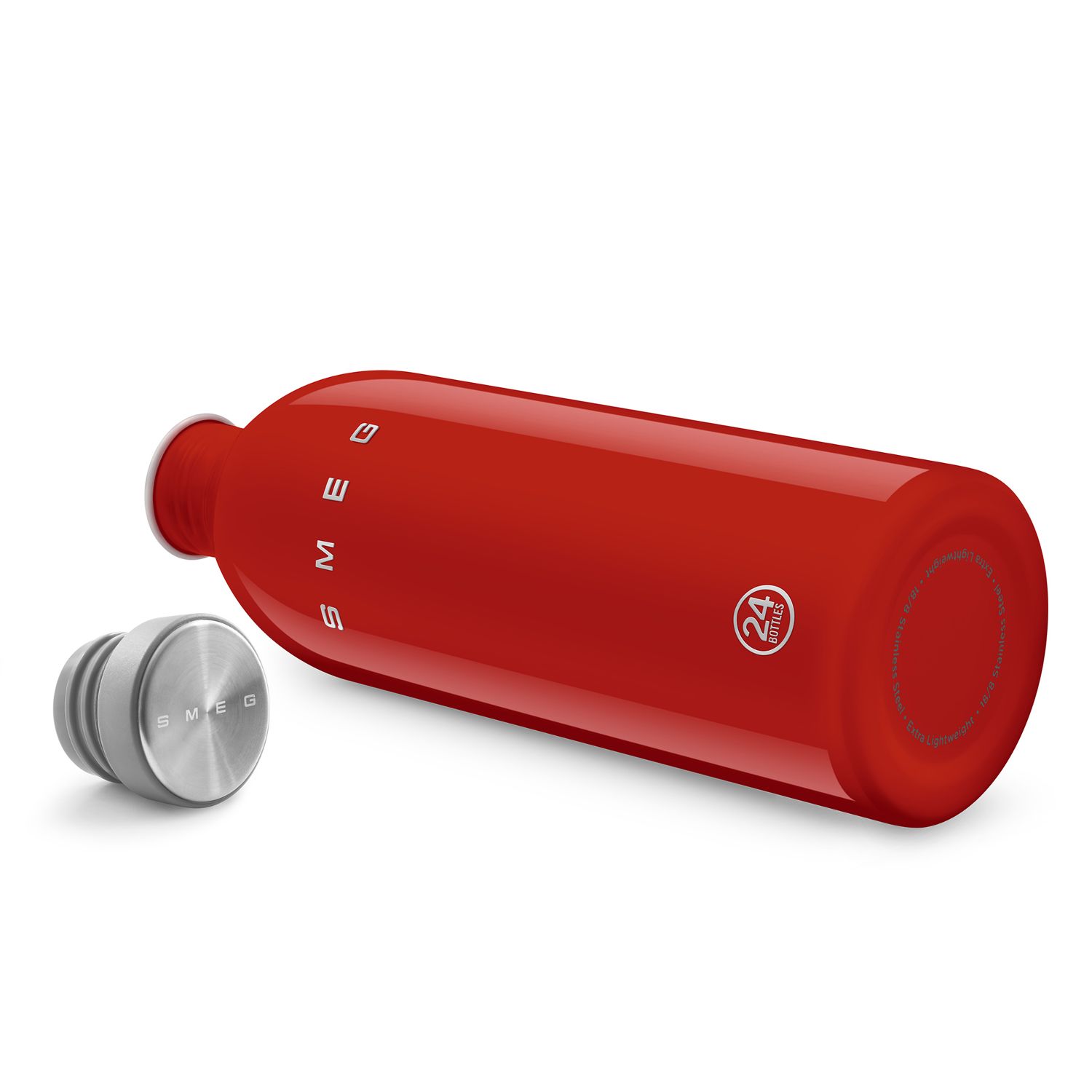 SMEG - Urban Bottle Edelstahlflasche rot