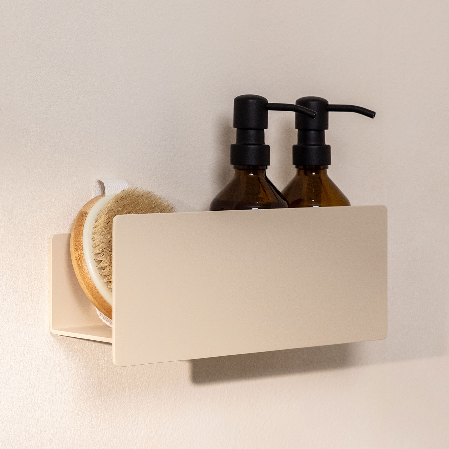 Metallbude - Shea Duschablage schwarz klein