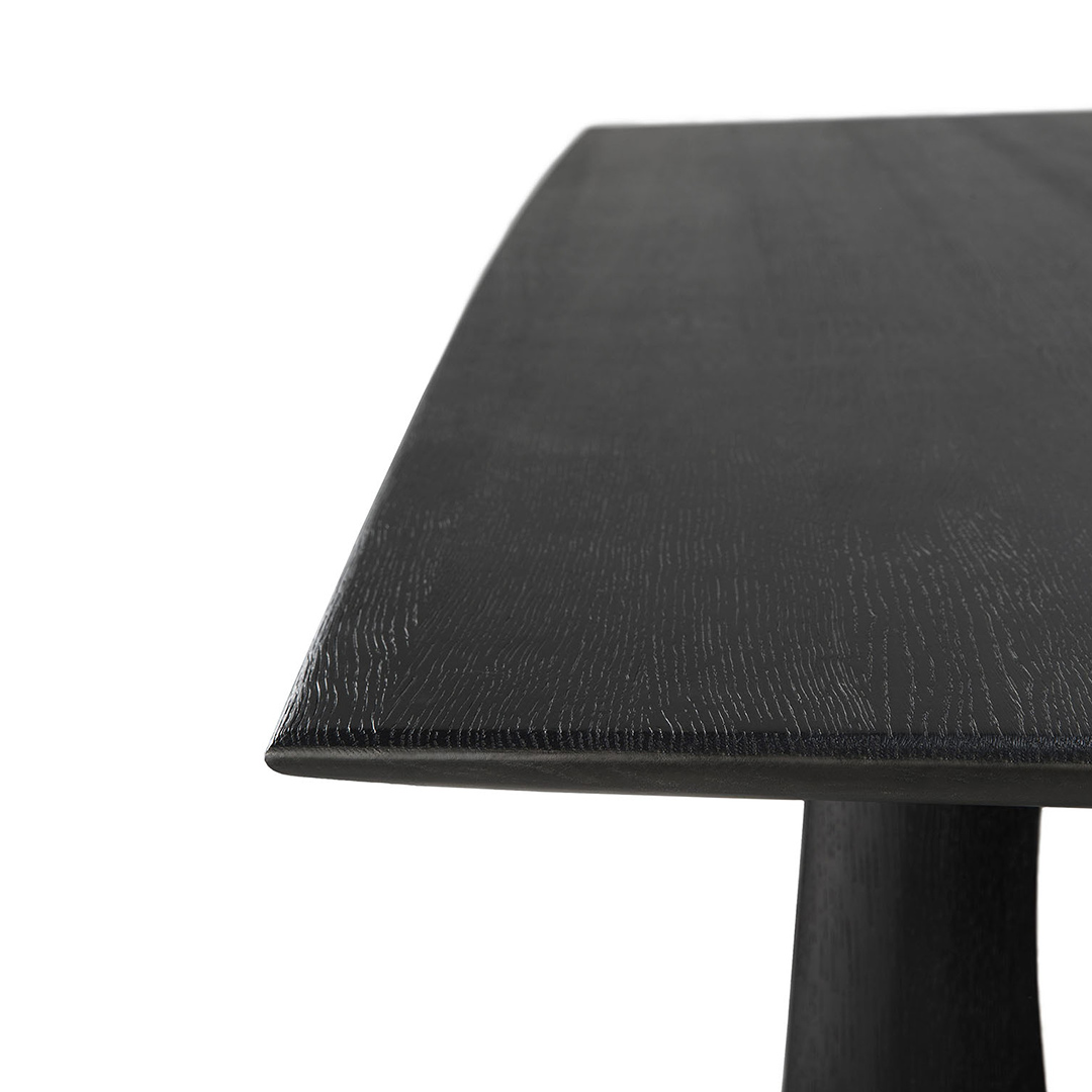 ethnicraft geometric esstisch eiche close up tischoberflaeche schwarz 88672