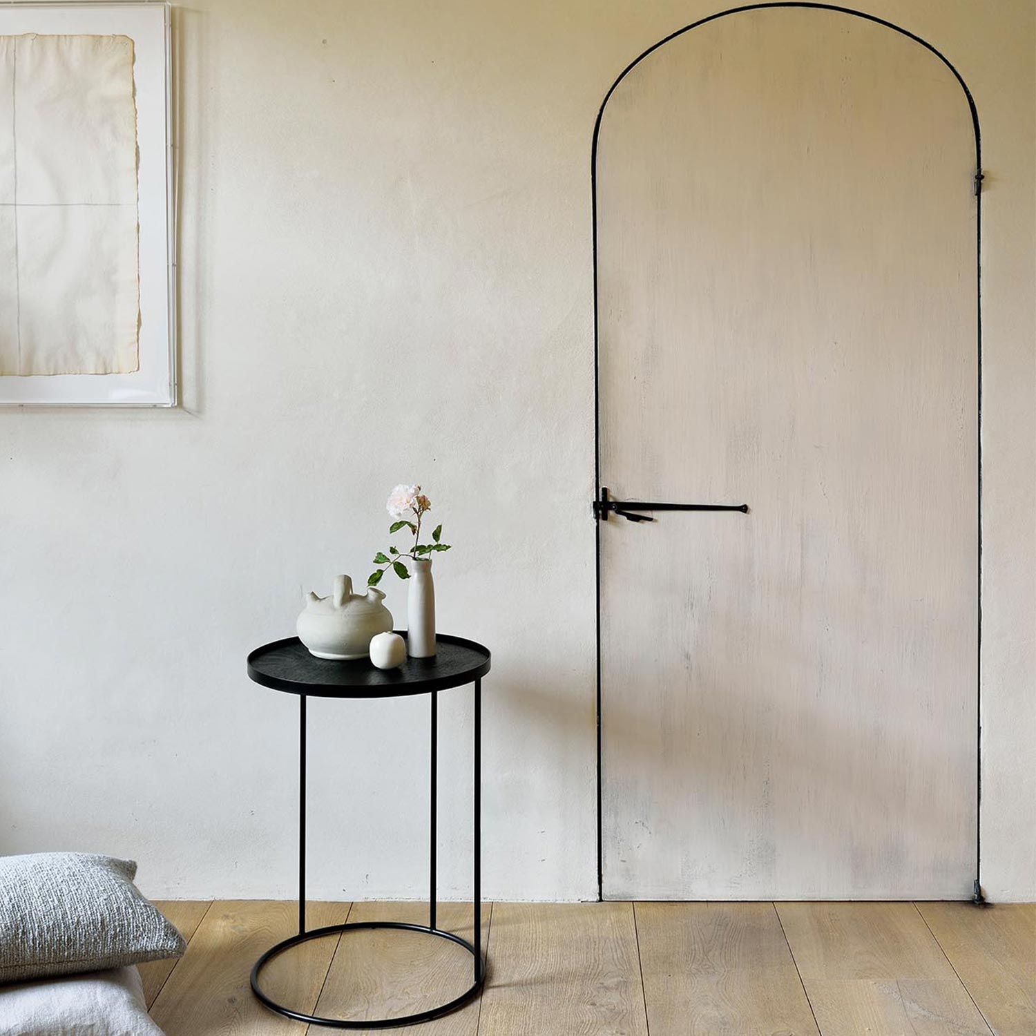 ethnicraft tisch s rund hoch beistelltisch 71425