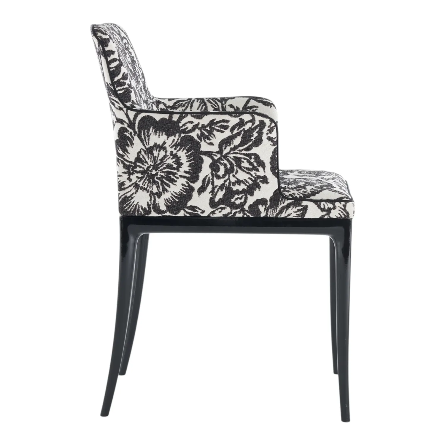 Kartell - Lillybet Kleiner Sessel Flower Key schwarz/schwarz