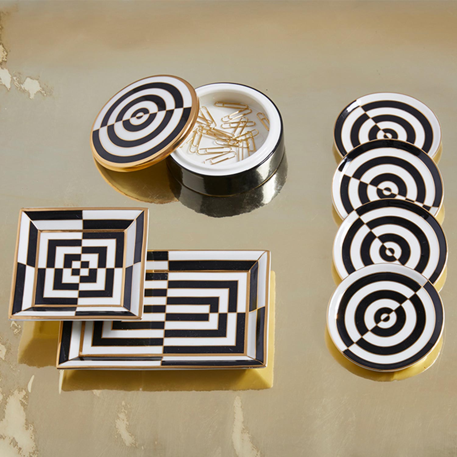 jonathan adler op art ablageteller 75354