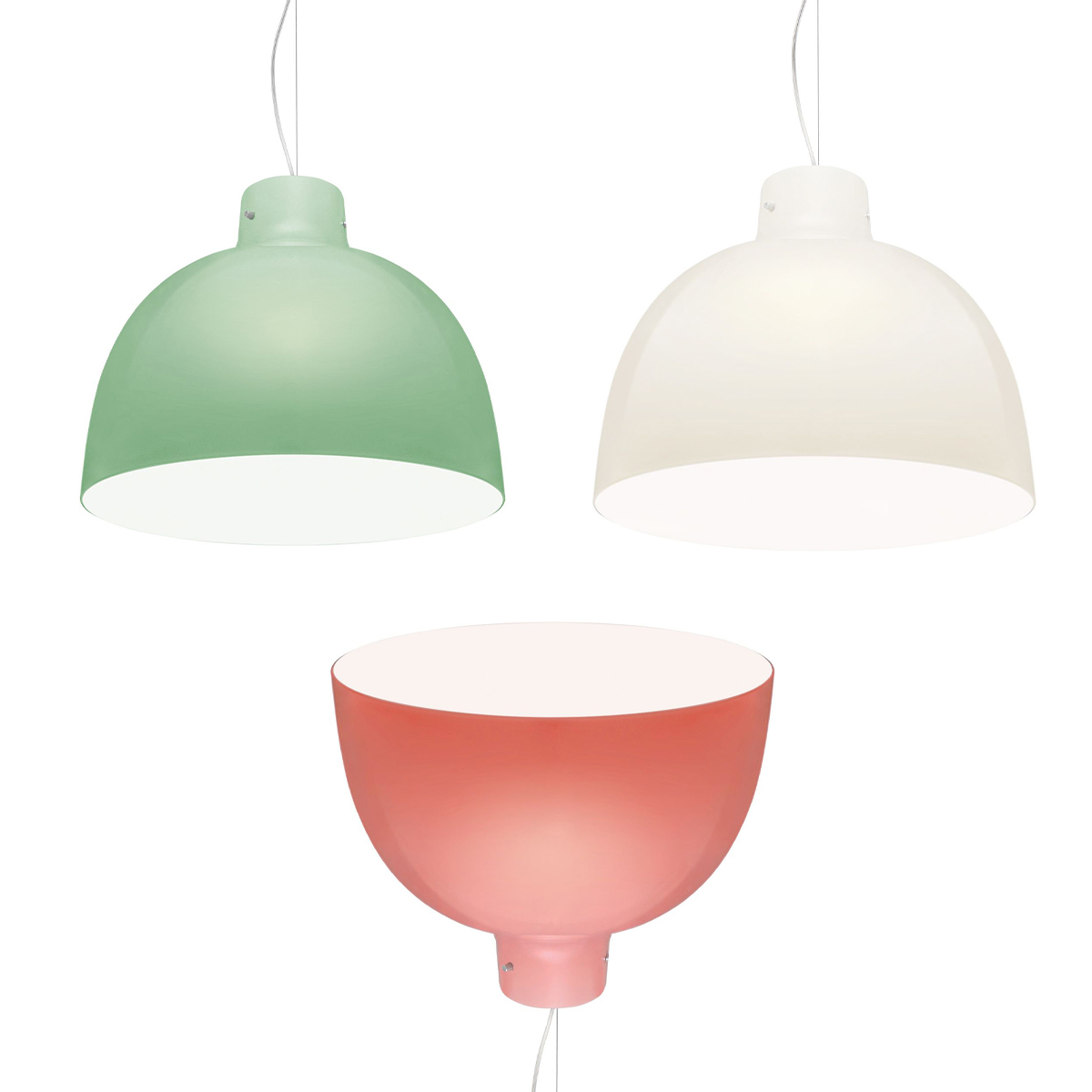 pink weiss gruen weiss weiss weiss bellissima lampe kartell