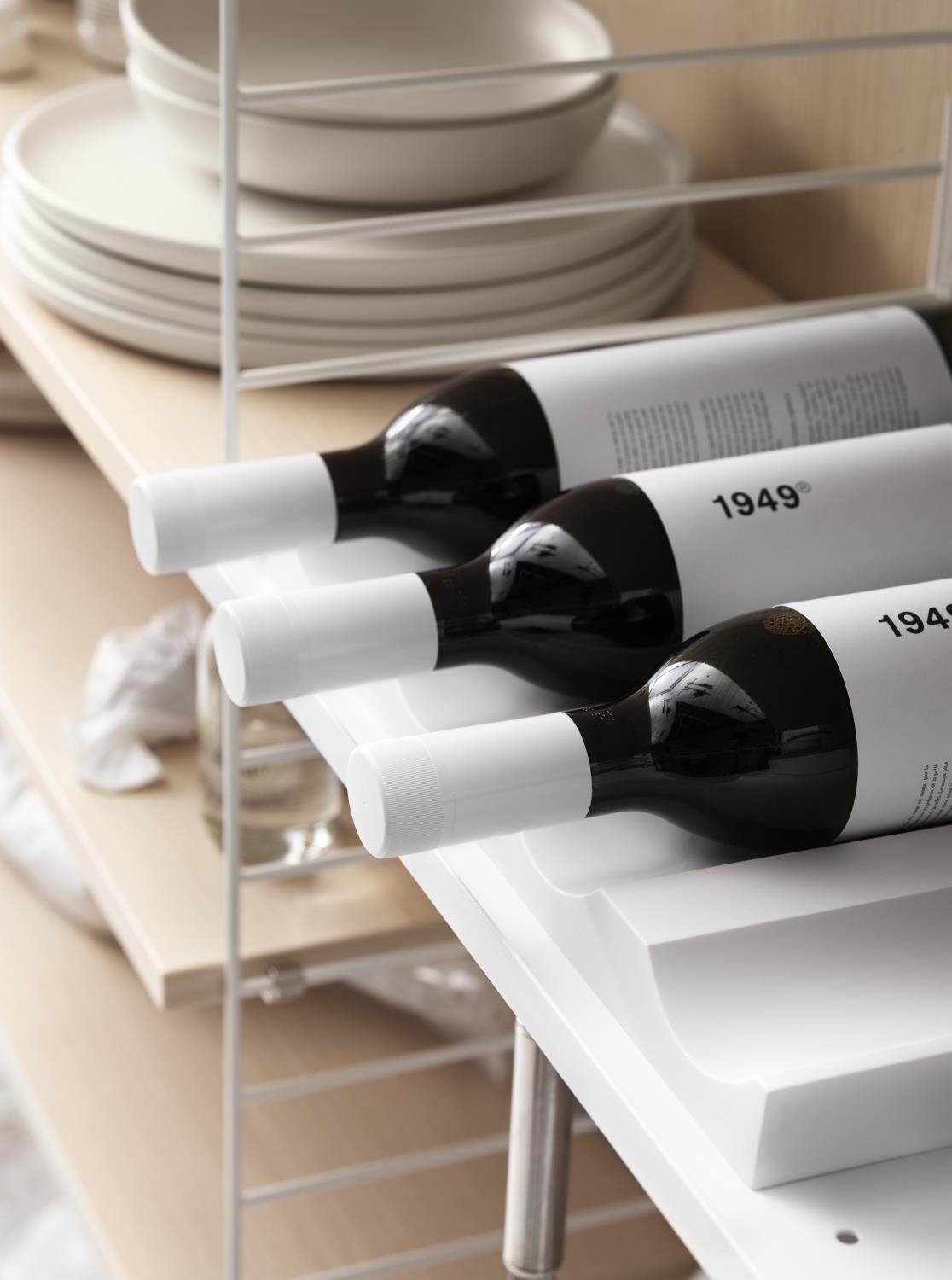 inspiration string system kitchen bottle tray white ash portrait 57068