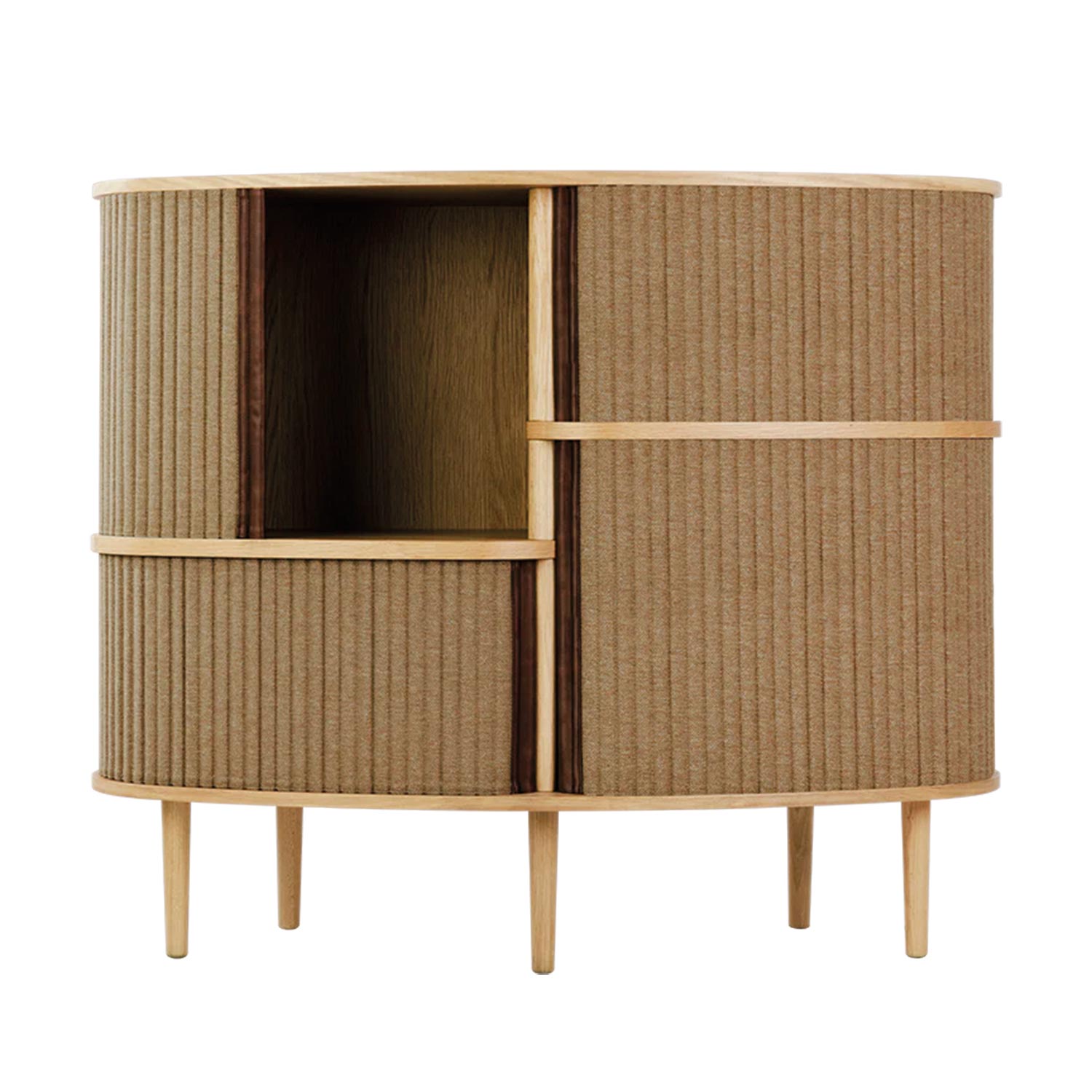 umage audacious highboard sugar brown frontal offen 92388