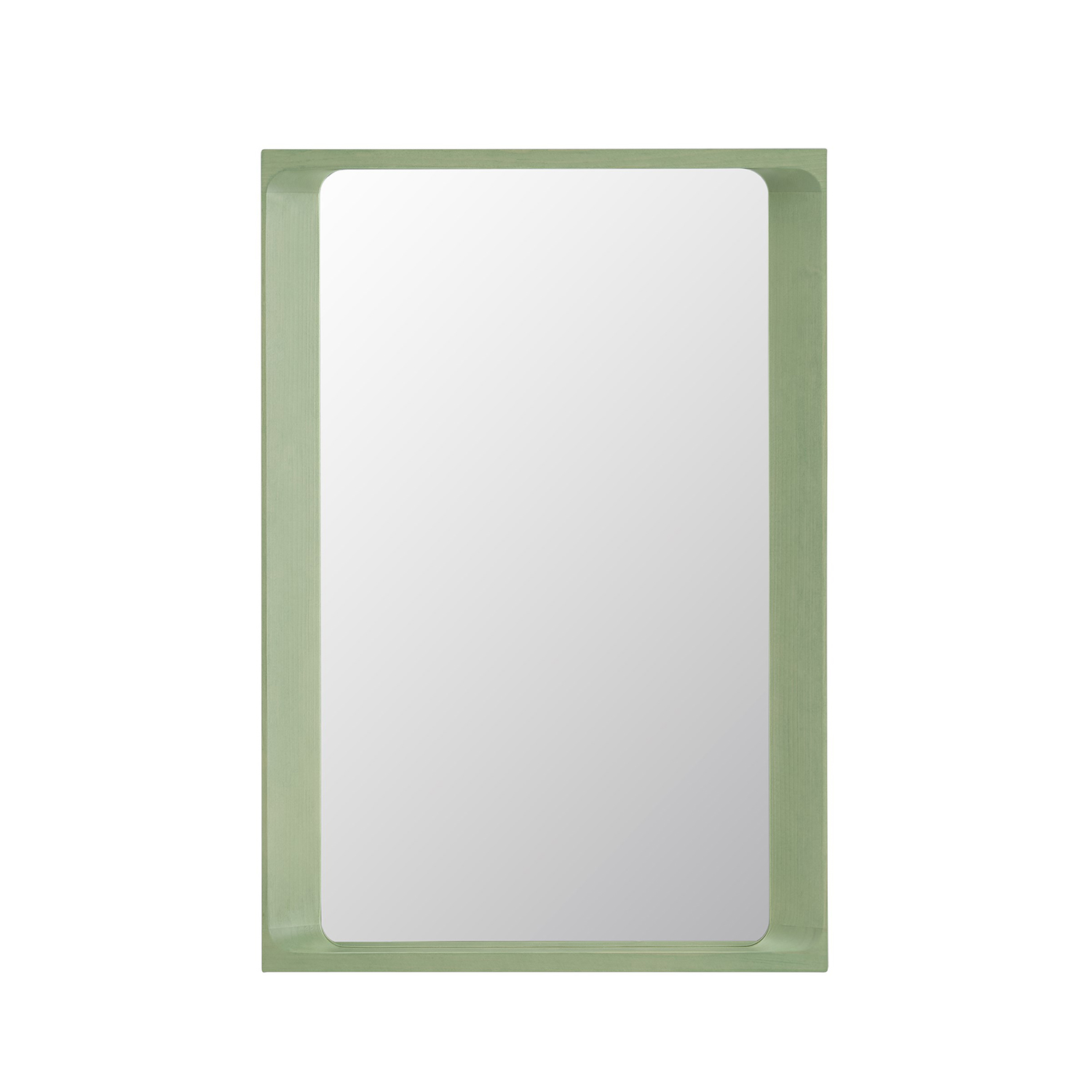 muuto Arced mirror 80x55 light green 99389