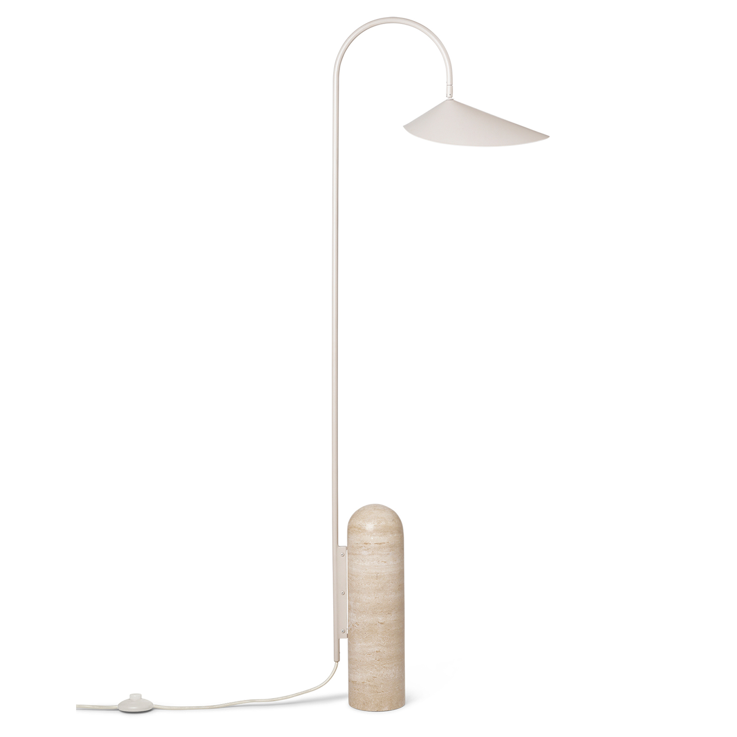 ferm living arum floor lamp cashmere 110167693 60330