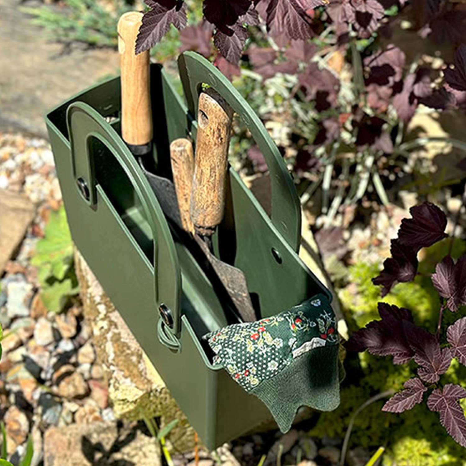 Hachiman - Garden Tool Bag & Pocket dunkelgrün