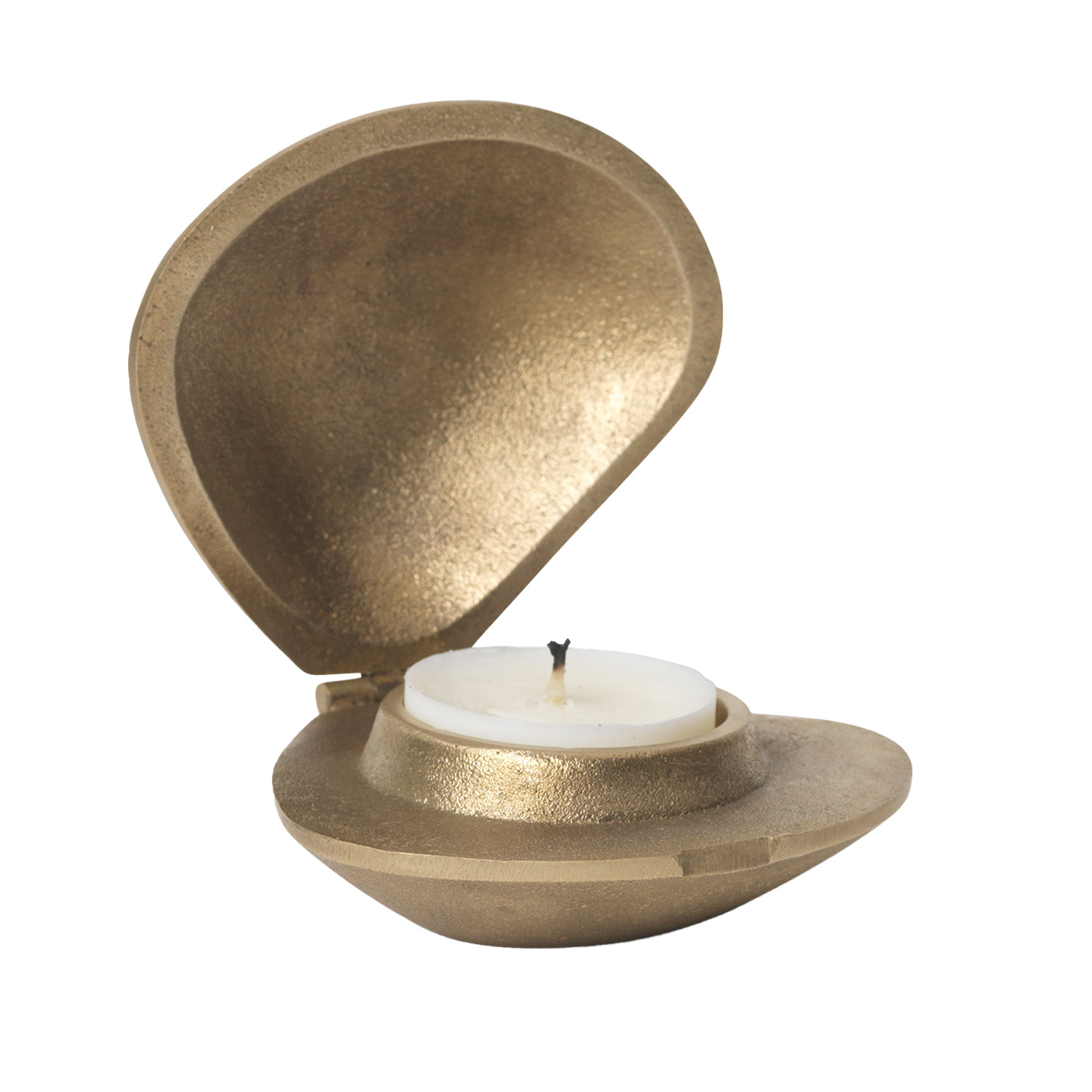 ferm living clam teelichthalter 96171