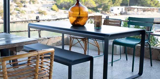 Fermob Bellevie Gartentisch mit Bank