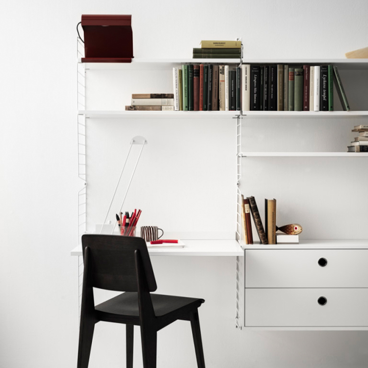 arbeitszimmer w f weiss string regal 67653