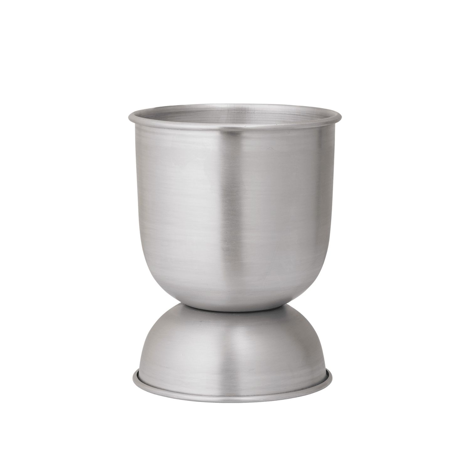 Ferm Living - Hourglass Pot aluminium extra small