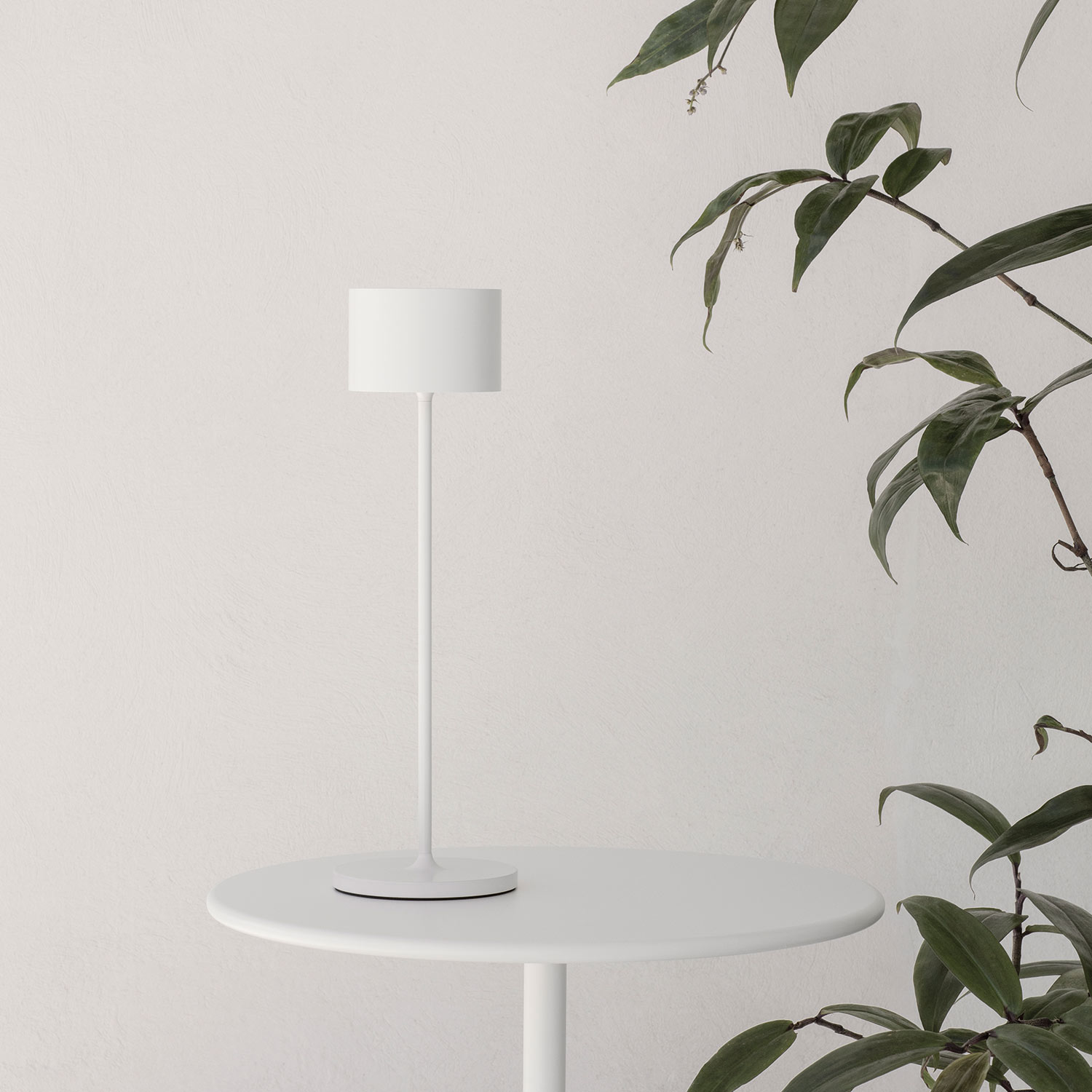 Ferm living farol led tischleuchte weiss outdoor 82169