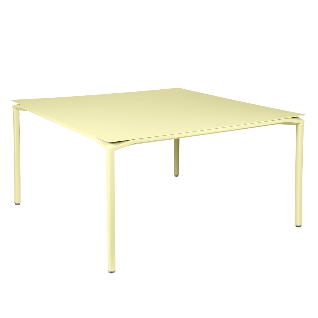 fermob calvi tisch 140x140 zitronensorbet A6 77903