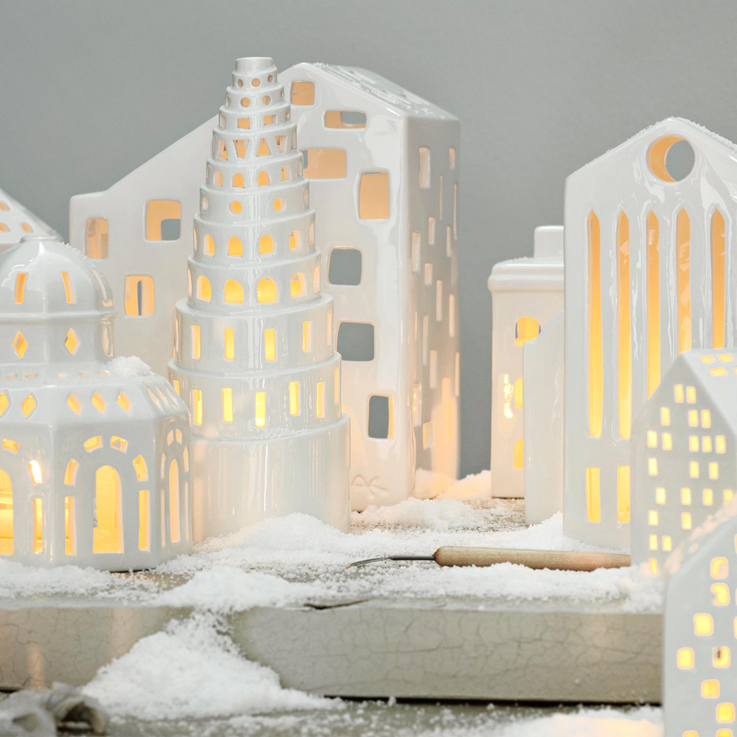 kaehler teelichthalter lichthaeuser urbania 74131