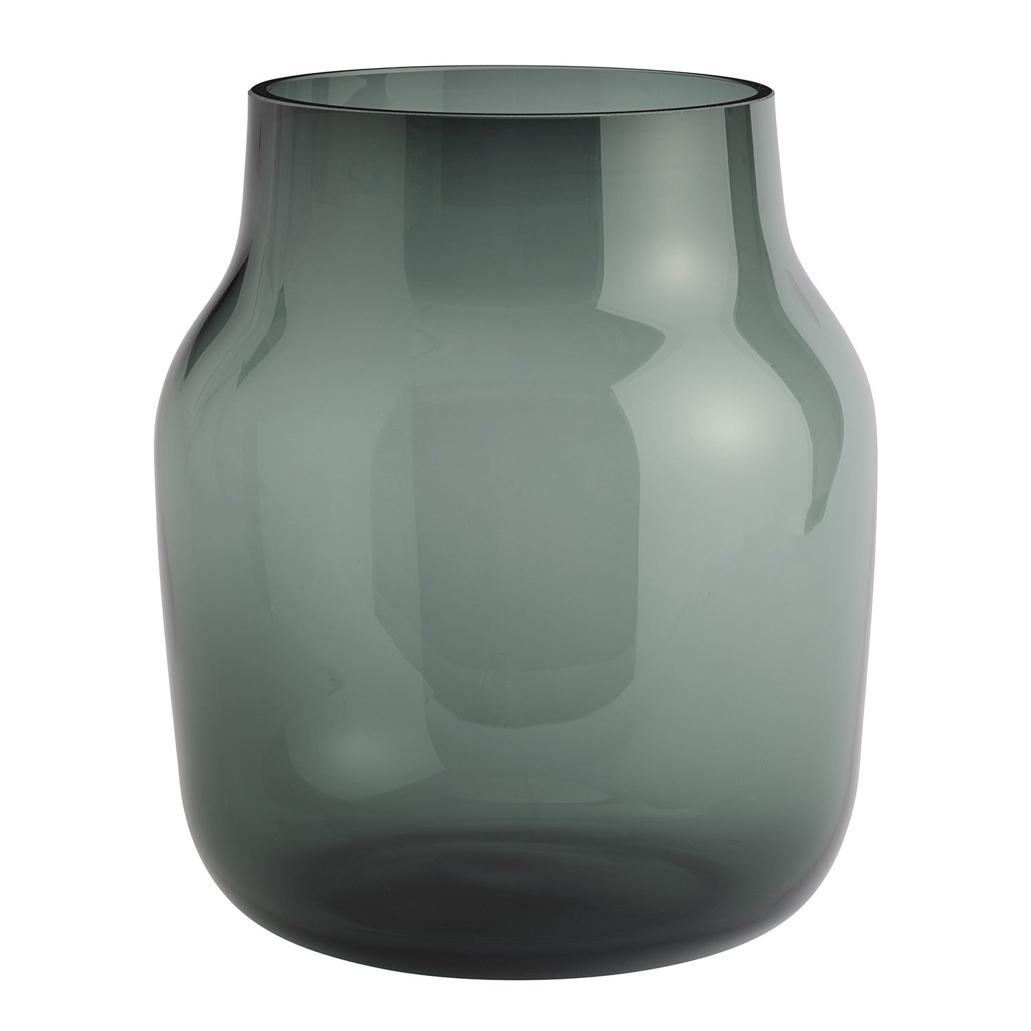 muuto silent vase 20 dark green 93771