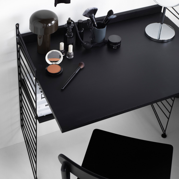 string regal arbeitszimmer w h schwarz 67709