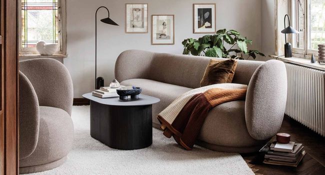 Ferm Living Sofa Rico Sofa 3-Sitzer im Wohnzimmer