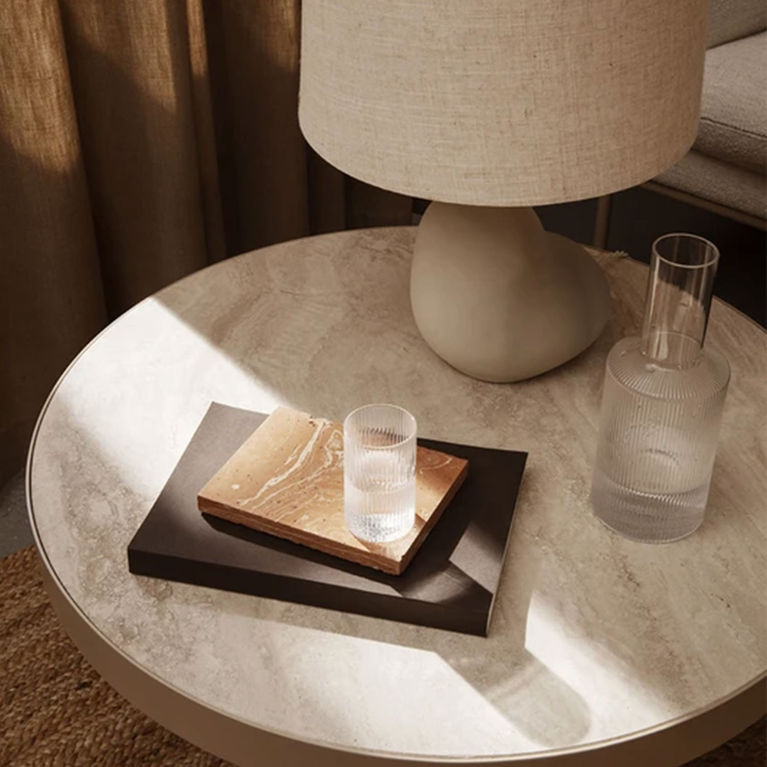 ferm living lid glas deckel karaffe 69777