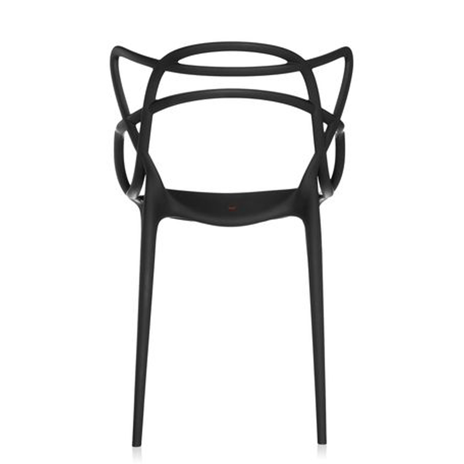 3 Masters Stuhl Kartell hinten schwarz