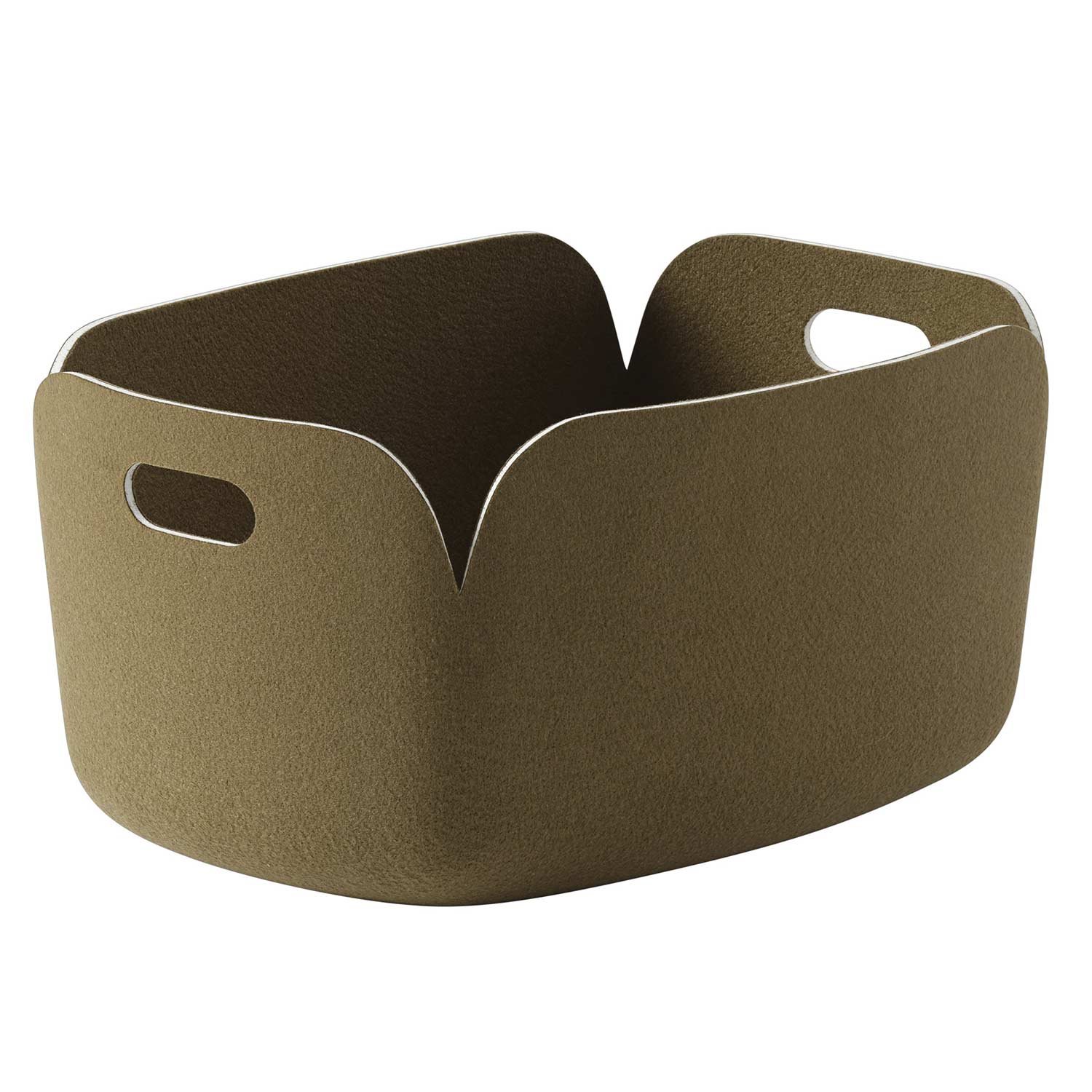 muuto restore basket brown green 93804