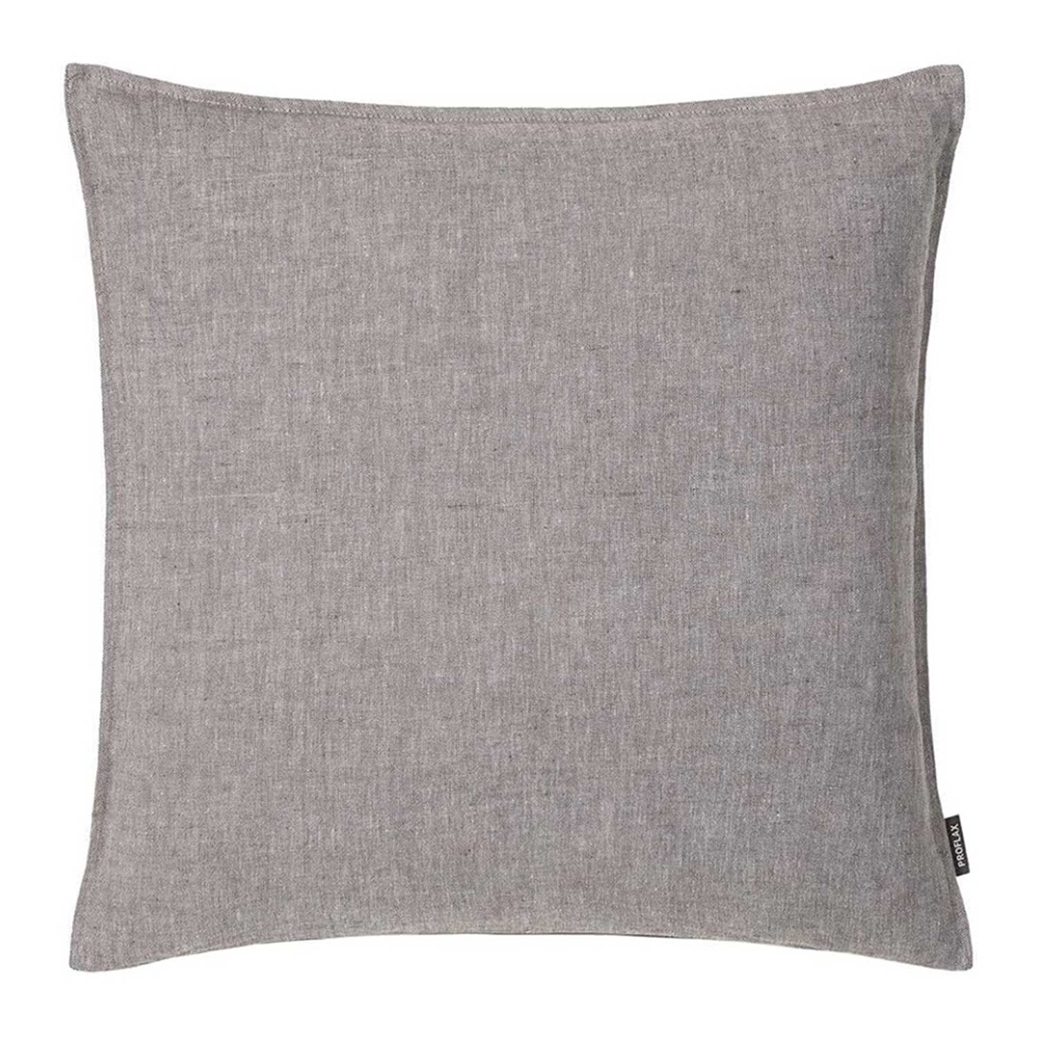 Proflax - Leinen Kissenhülle 50 x 50 cm grey