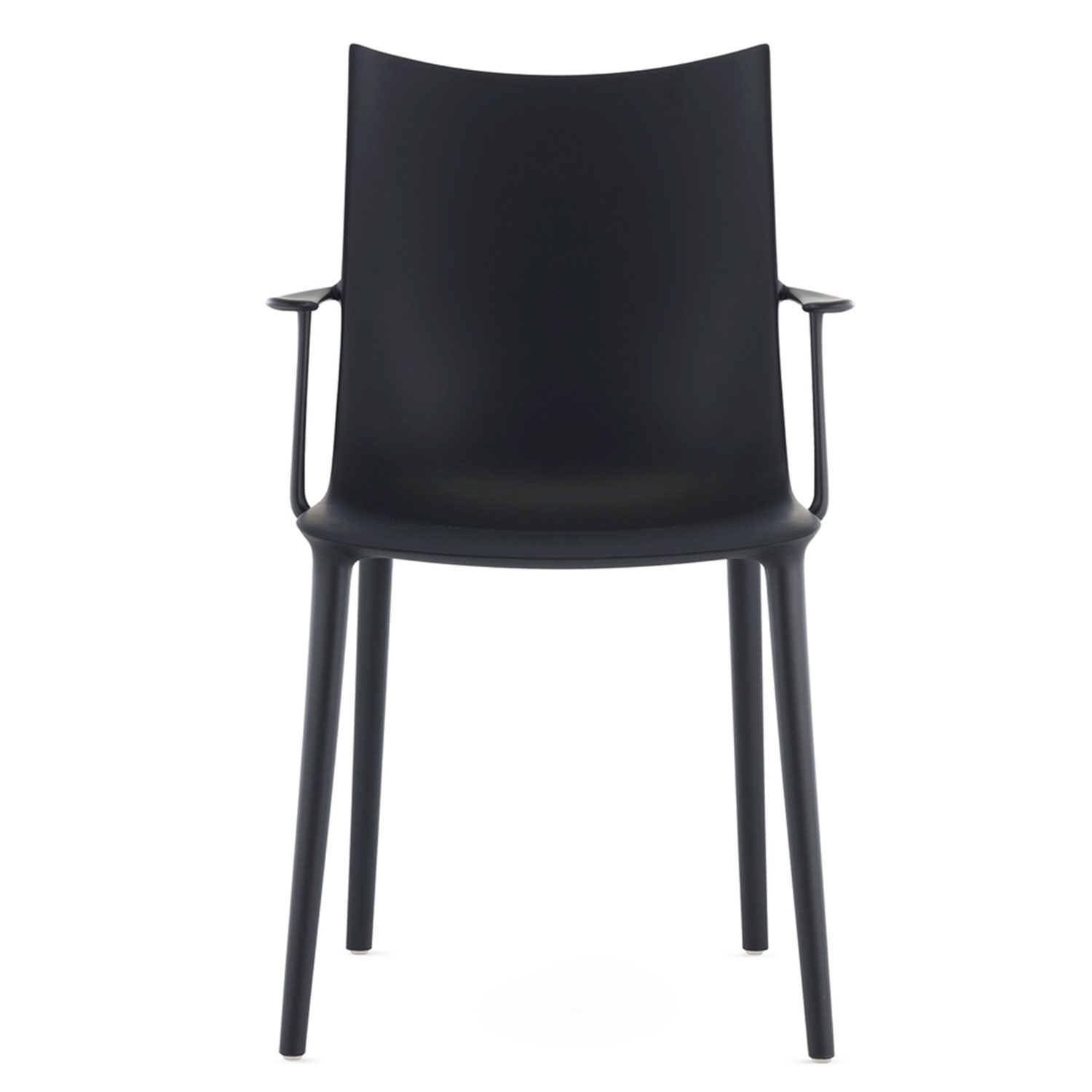 Kartell - H.H.H. Stuhl einfarbig matt schwarz