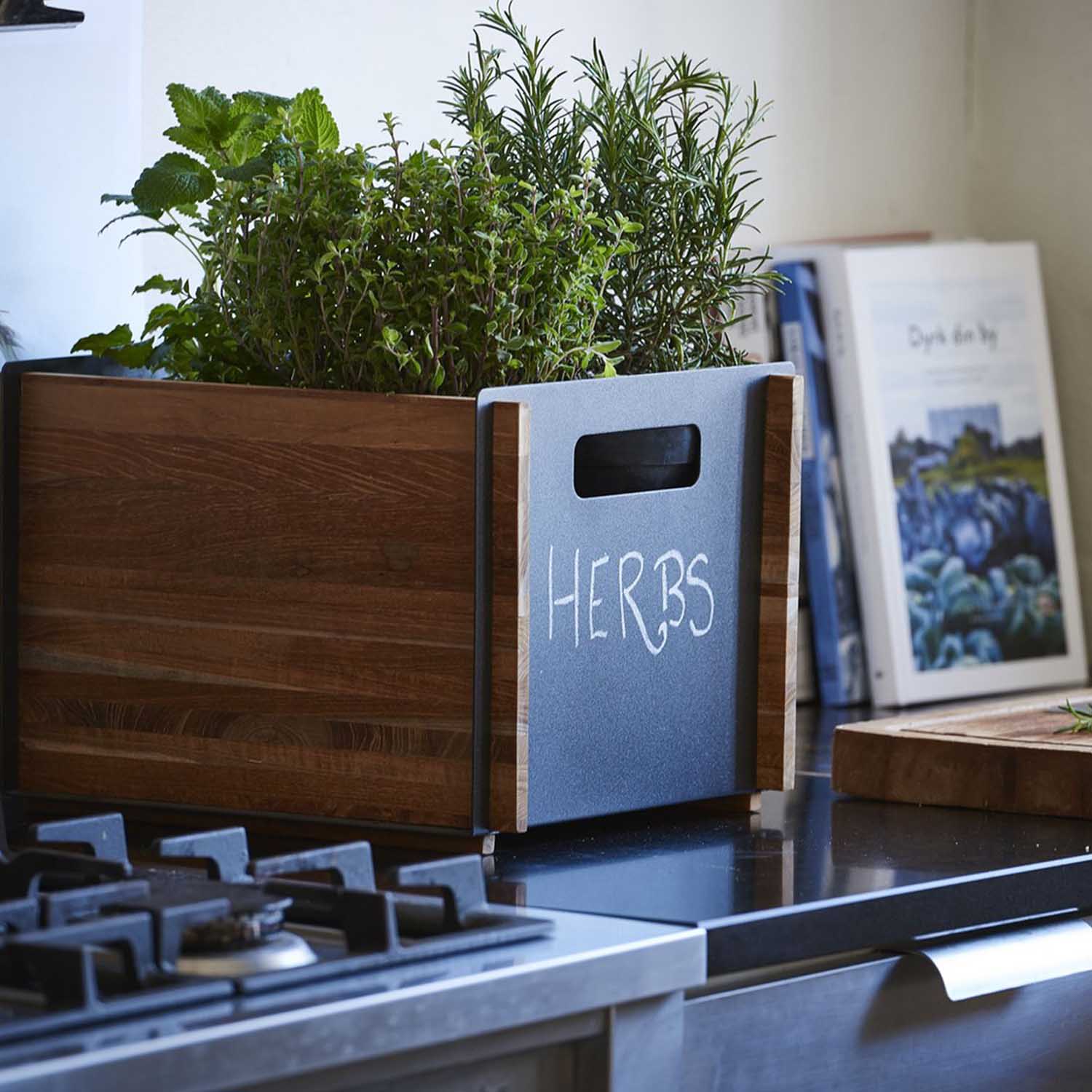 Lava Grey Teak Box cane line ambiente